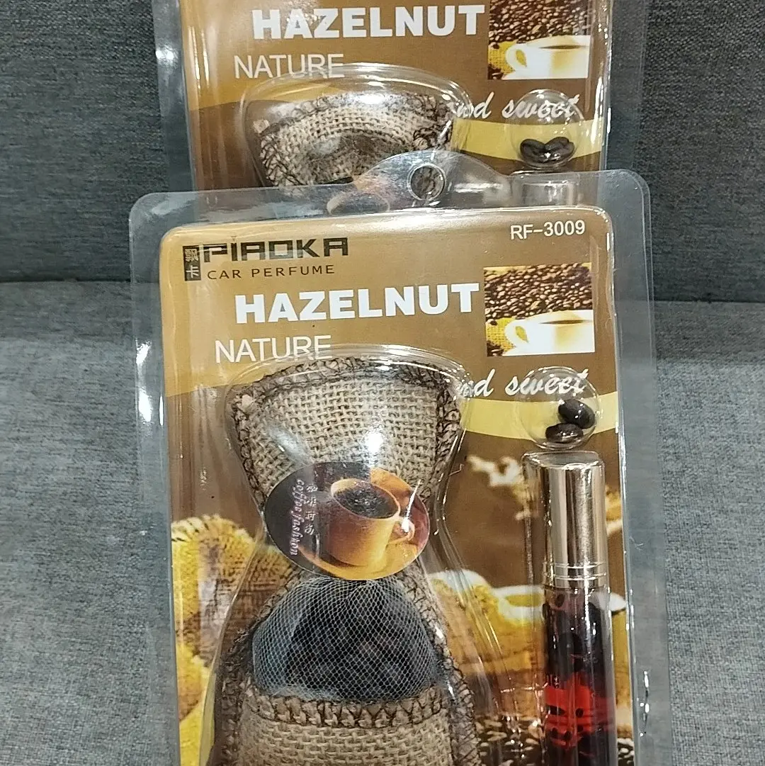 Gói hạt cà phê  Hazelnut treo xe khử mùi ô tô