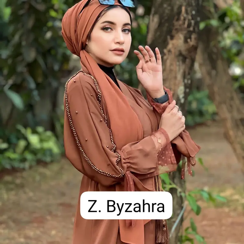 Abaya tile crystal fursan/ abaya mewah/abaya pesta kombinasi crystal premium 3