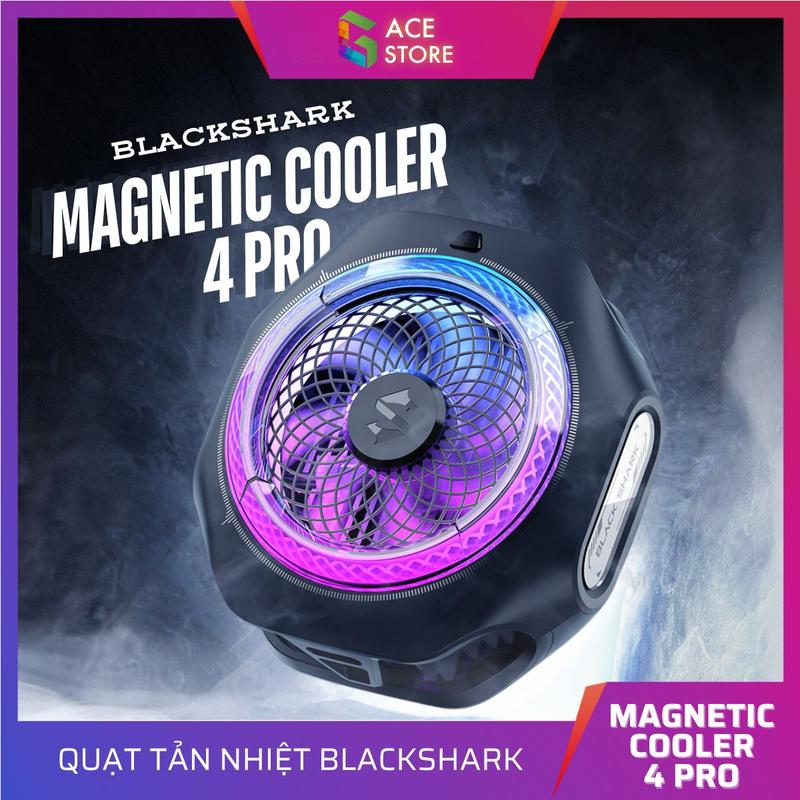 Quạt tản nhiệt điện thoại từ tính Black Shark Magnetic Cooler 4 Pro công suất 27W Led RGB chuẩn gaming