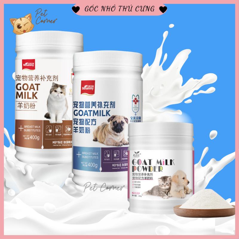 Sữa cho chó mèo Borammy, sữa cho chó con, mèo con cung cấp dinh dưỡng phát triển toàn diện