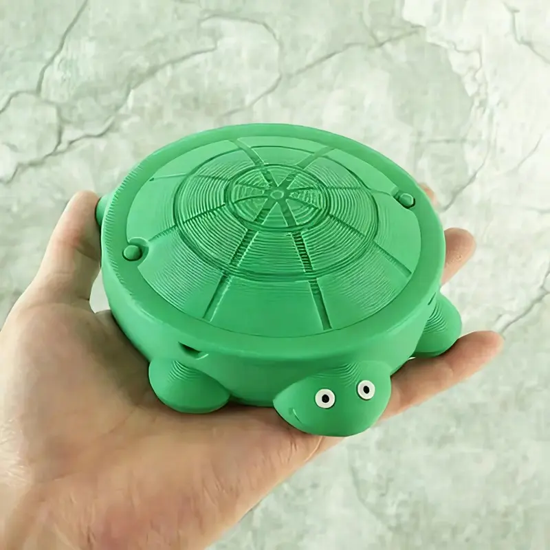 Turtle Design Storage Box, Cute Turtle Shaped Jewelry Ring Necklace Storage Box with Lid, Home Organizer for Living Room Bedroom Garden Decoration 3