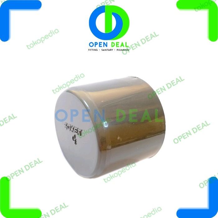 DOP AW 1 in SUPERLON / CAP 1 Inch PVC / Tutup Pipa 1 inch polos 1