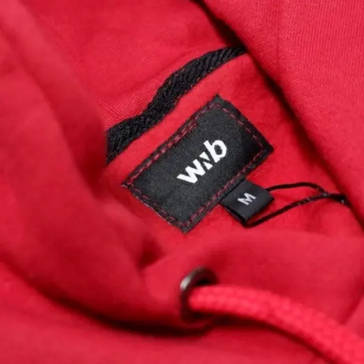 WNB Basic Sweater Hoodie Polos Pria Cowok Red / Merah 2