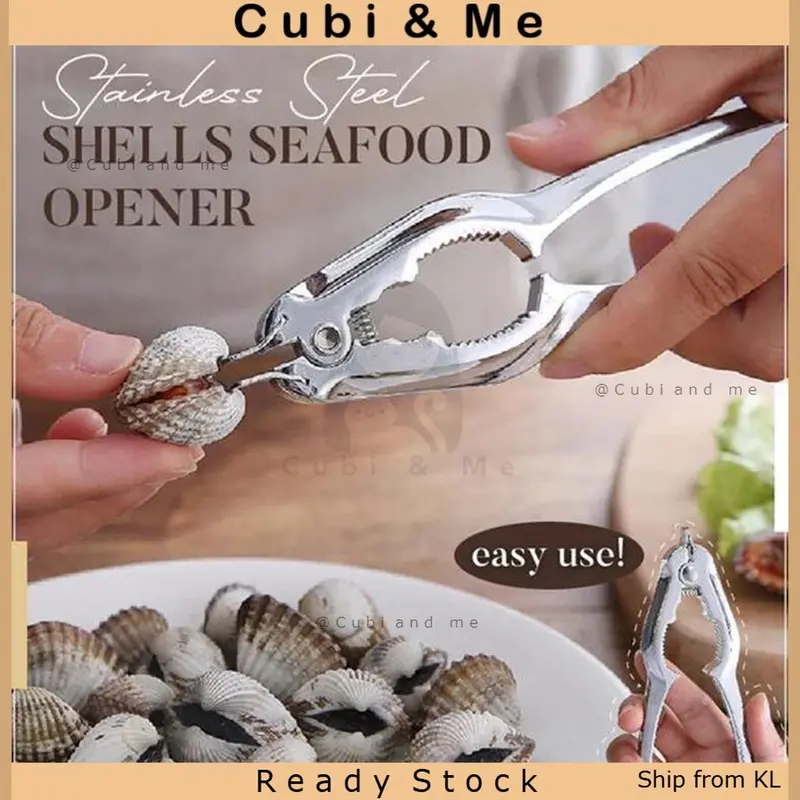 C&M Shell Clam Opener Zinc Alloy Shellfish Opener Crab Nut Cracker ...