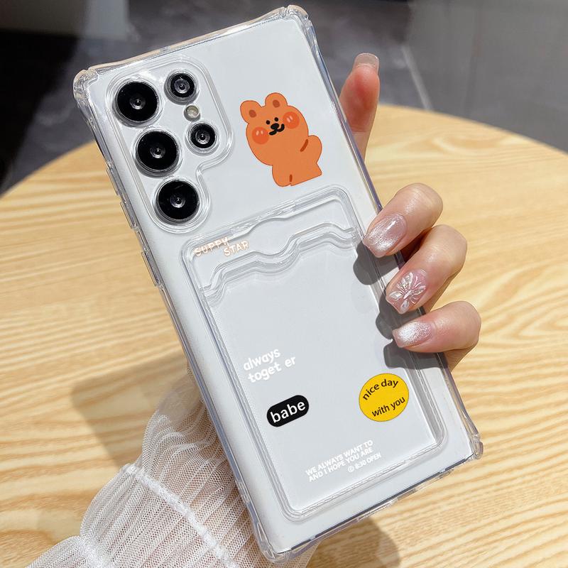 Card Holder Phone Cases for Samsung A55 Case Samsung A15 A05 A05S A54 5G A06 A16 A14 A53 A24 A13 S24 FE S22 S24 S23 Ultra A12 A03 A23 A34 A35 A25 A32 A22 A50 A30 S21 FE Wallet Cases Colorful Painted Protective Phone Skin Shockproof Bag 5