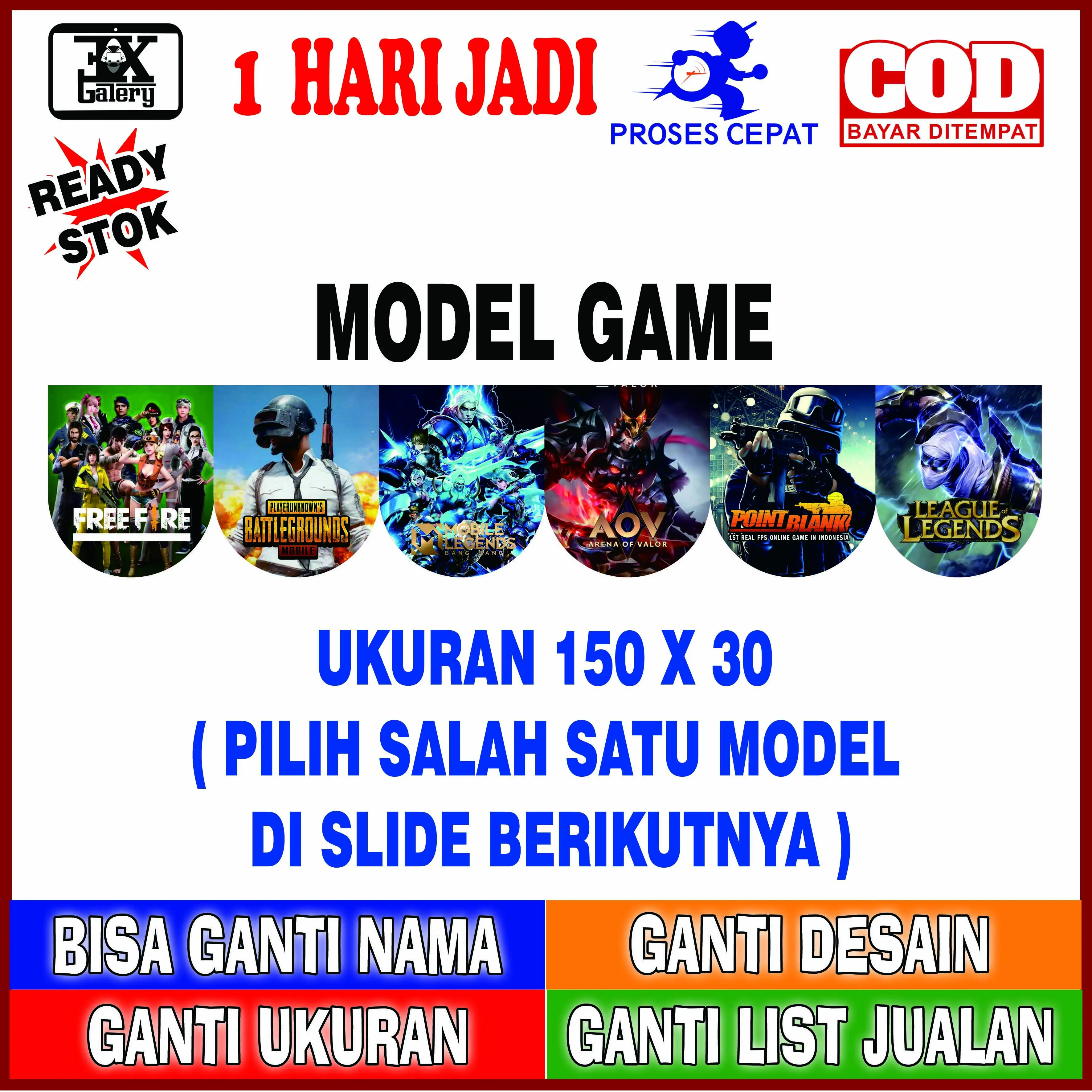 JUAL BANNER RENDA KONTER / BANNER RENDA SPANDUK GAME / BANNER SPANDUK RENDA DOMPET DIGITAL UNTUK DEPAN TOKO / BOOTH / TERAS KUALITAS TERBAIK