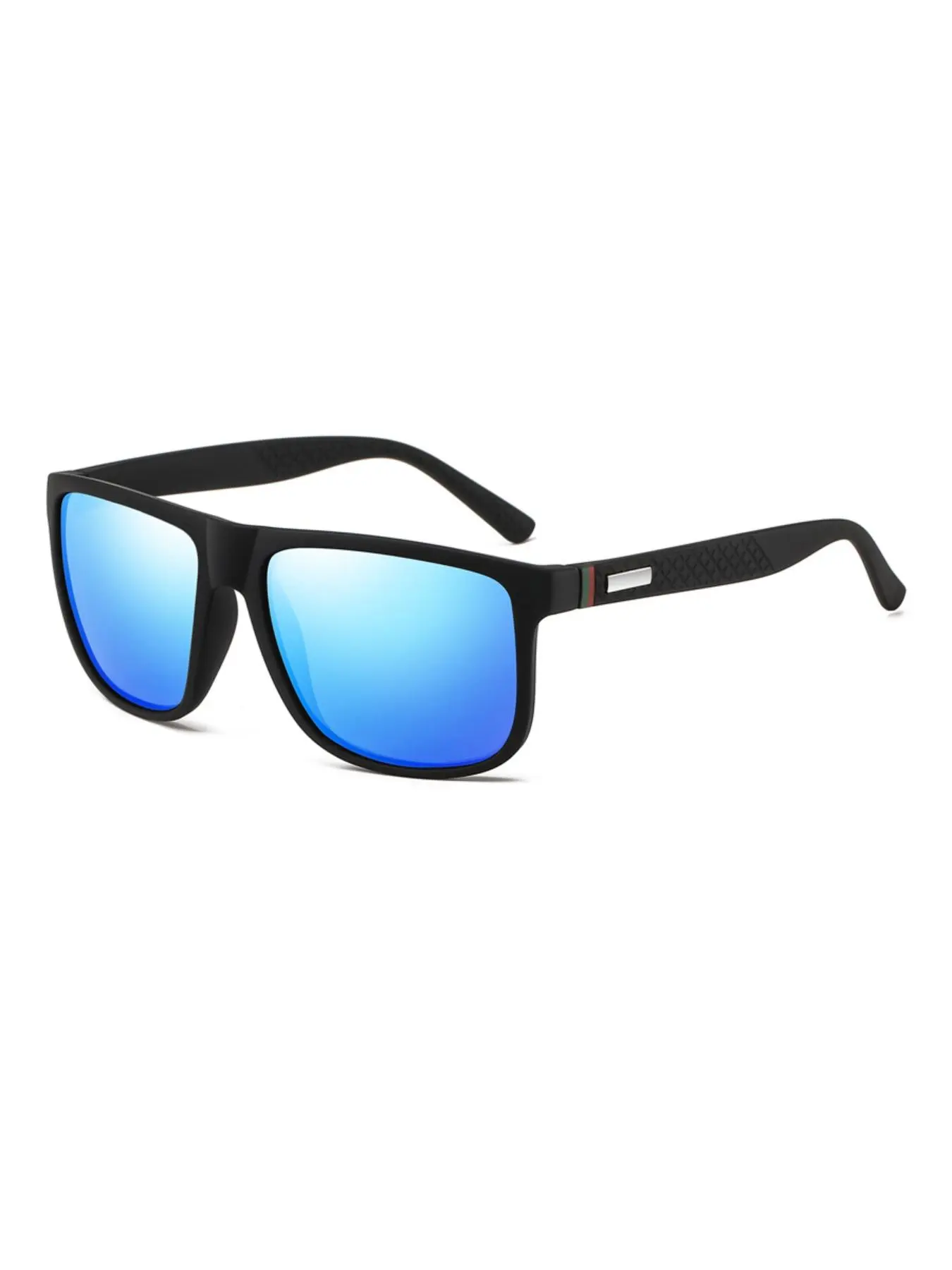 Unisex Vintage Square Frame Ombre Polarized Sunglasses, Trendy Casual Sunglasses for Everyday Use, Fashion Accessories for Outdoor Activities
