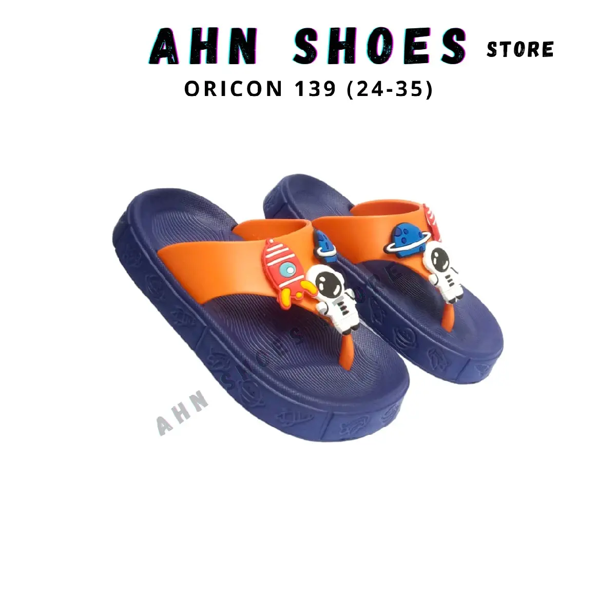 Sandal Anak Laki Laki Jepit Motif Astronot Terbaru 2-9Tahun