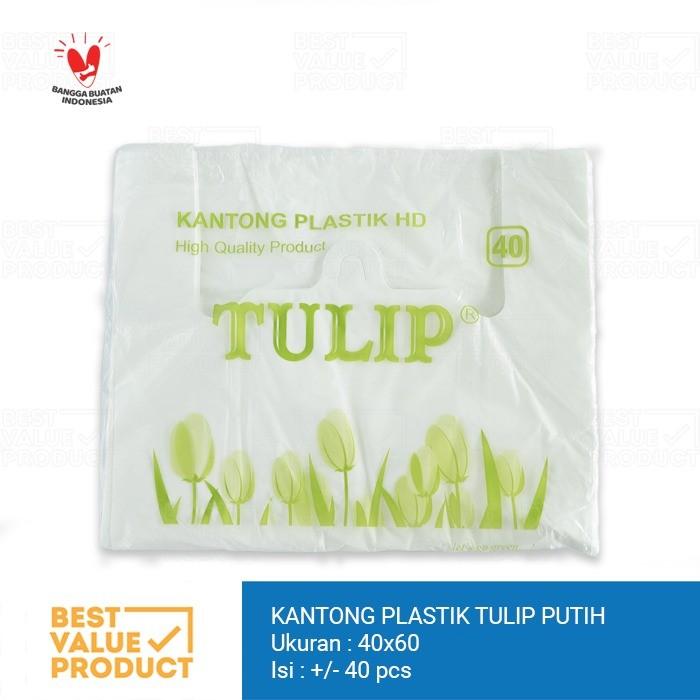 Gambar Kantong Kresek 40 TULIP Putih / Kantong plastik Go Green HD Online dari bestvalueproduct Kota Bandung Tokopedia