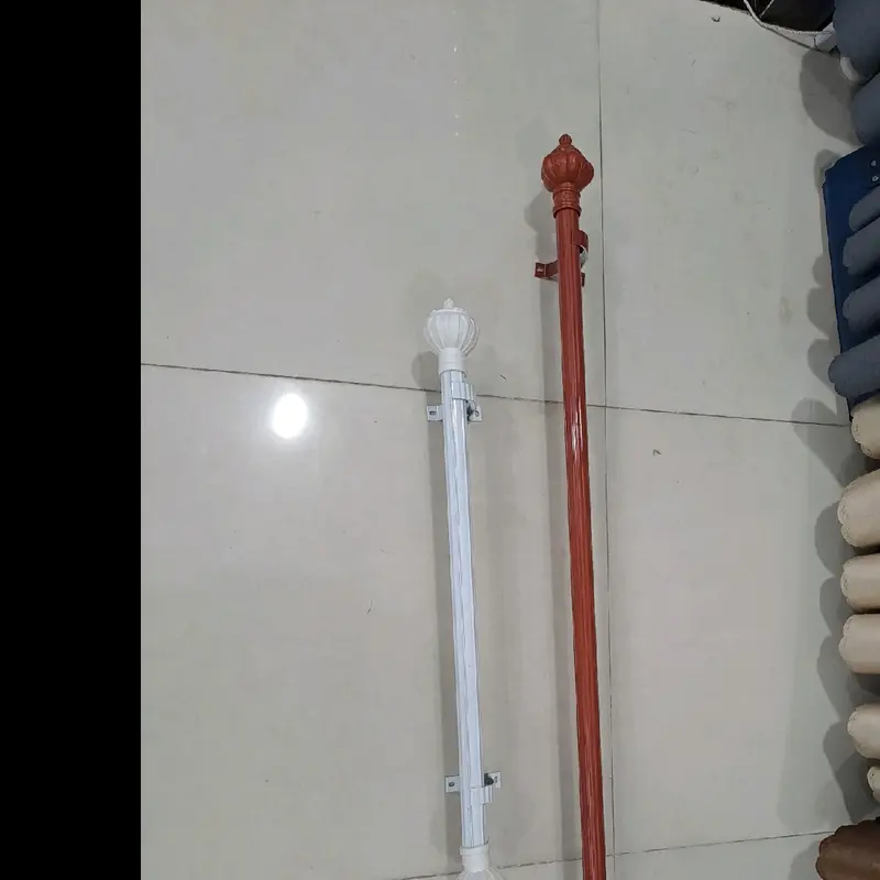 thanh treo rèm  cửa sô găn tuong chất lieu nhôm sơn tinh điện 5