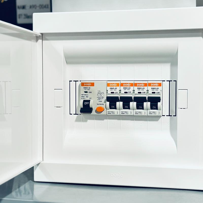 Tủ điện âm tường chính hãng DoBo Korea cao cấp có thanh đồng và lược nối trung tính - Chính Hãng DoBo Hàn Quốc 9