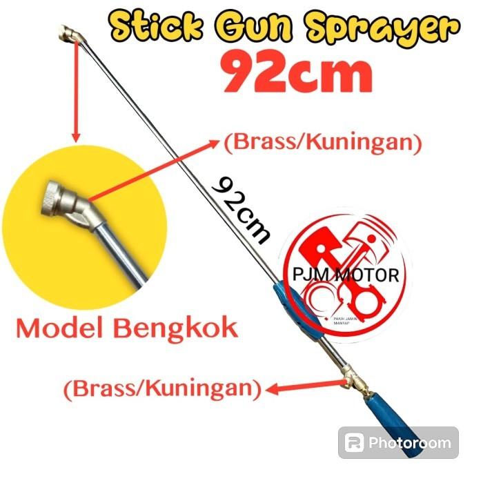 92cm stik stick gun pompa power sprayer steam stim doorsmeer model bengkok 0