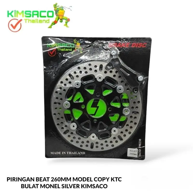 Kimsaco Piringan Beat 260mm Vario Scoopy Genio Spacy Khusus Lubang 4 Bonus Breket Original Variasi Motor Termurah Grosir