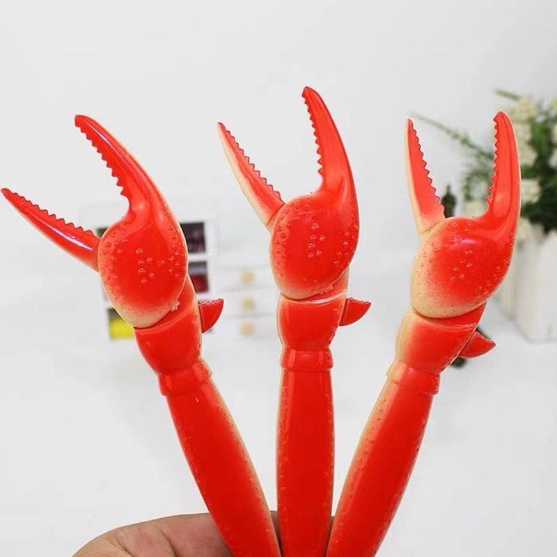Bút Móng Vuốt Cua Mới Lạ Bút Bi Vui Nhộn Sáng Tạo, Bút Độc Đáo, Có Bút Mực Đen, L5O6, 1 Chiếc 2