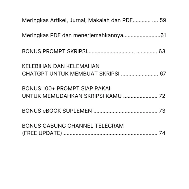 CHATGPT SKRIPSI MAGIC : Panduan Menaklukkan Tugas Akhir Dengan ChatGPT dan AI Soft Cover Special Edition 6