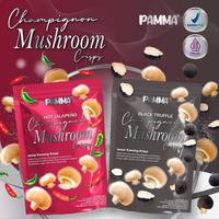 Gambar 【BARU】 Pamma Champignon Mushroom Crisps 45g - Keripik Jamur Kancing rasa Jalapeno dan Truffle, Keripik truffle, jamur kering sehat - Hot Jalapeño dari PAMMA INDONESIA Kab. Tangerang 1 Tokopedia