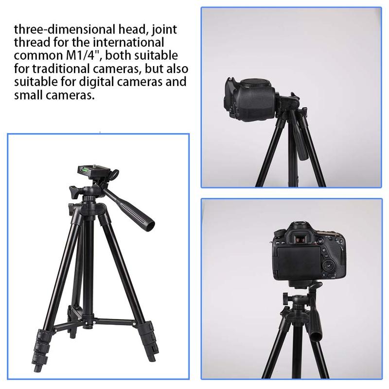 Folding Tripod Stand, Extendable Tripod Stand, Suitable for Camera, DV, Phone, Smartphone, Projector, Fill Light & Telescope, Suitable for Photography 3