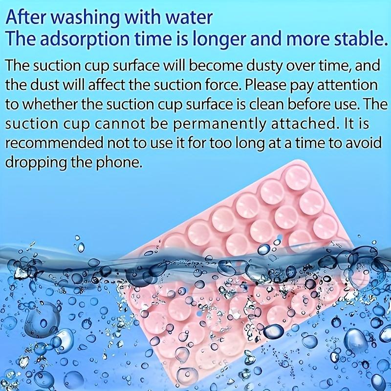 Product Introduction of 1pc New 40pcs Silicone Double-sided Mobile Phone Suction Cup Multifunctional Self-adhesive Non-slip Suction Cup Car Mobile Phone Holder Suitable for Watching TV Dramas and Movies 0