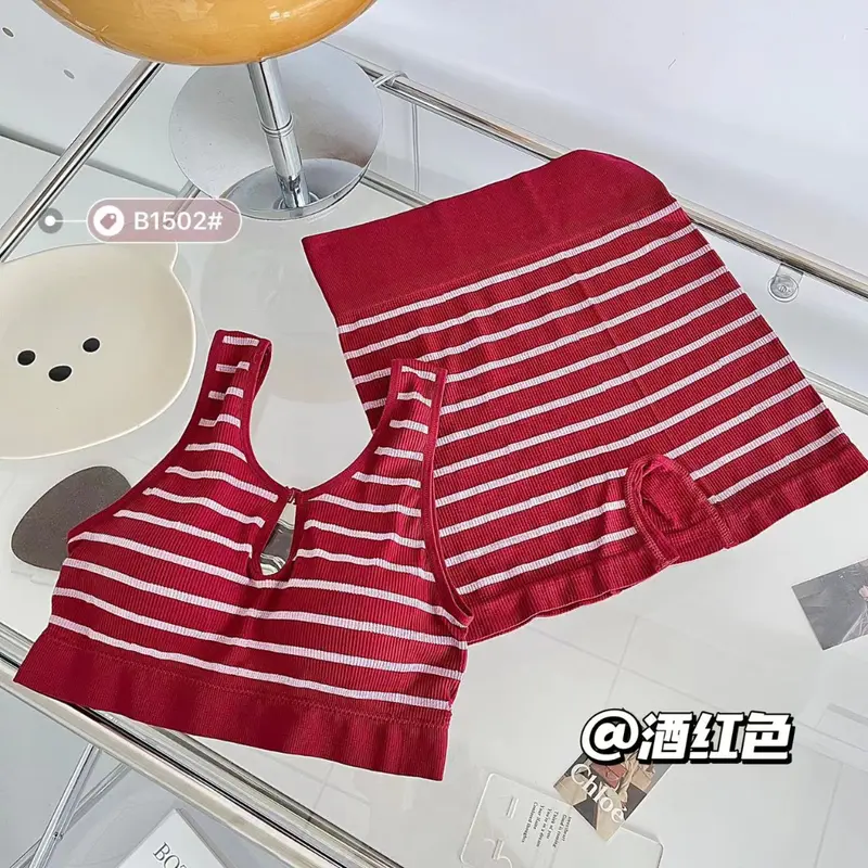 BESTIE_BRA (B-155) Bra set olahraga setelan wanita running dan yoga Setelan Celana Bra Olahraga 2