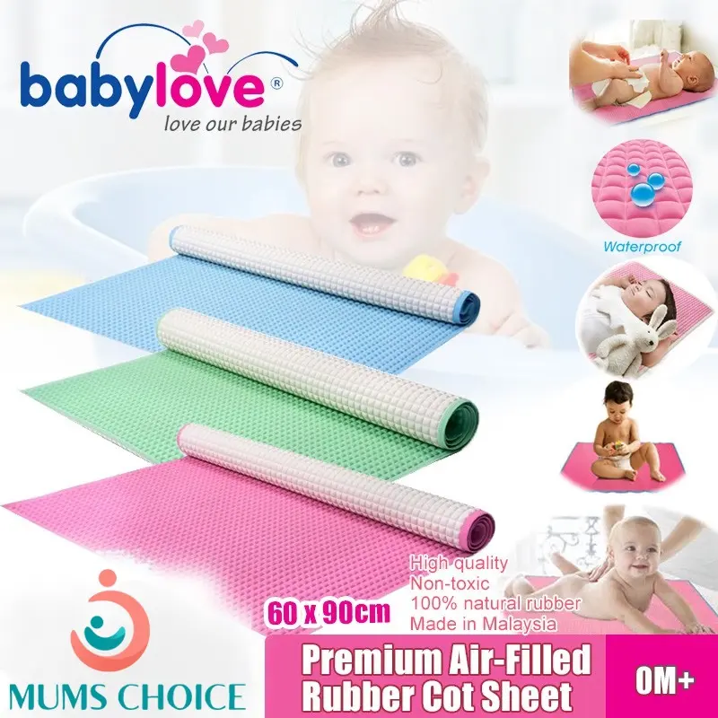 Babylove Premium Air-Filled Rubber Cot Sheet Waterproof Mat