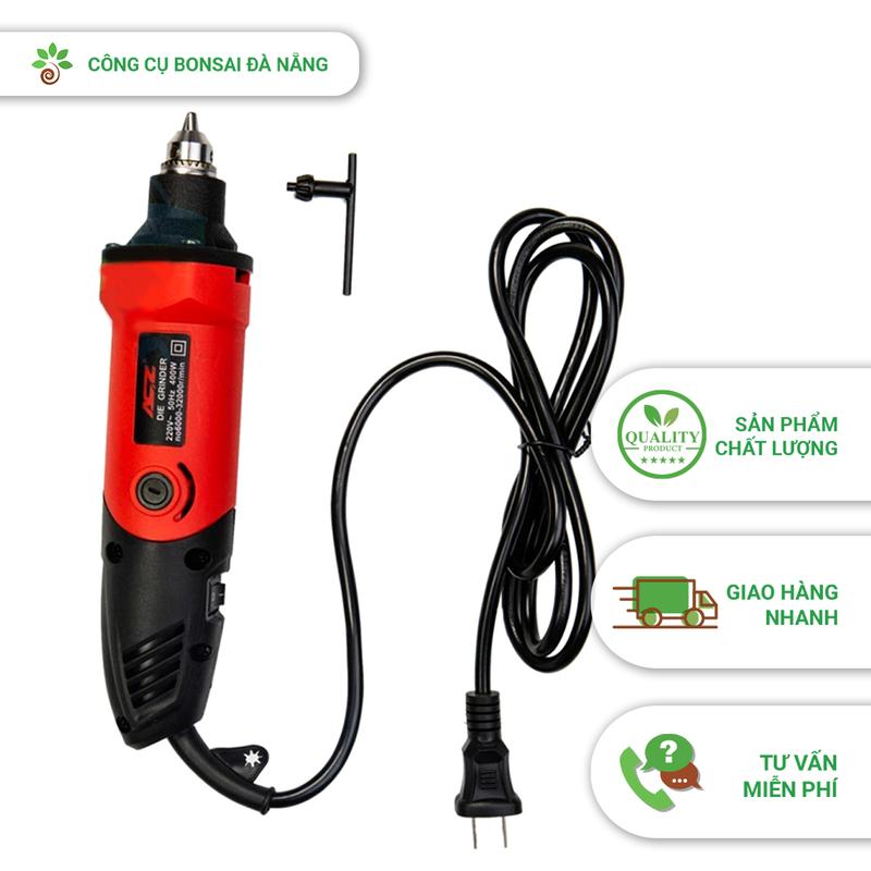 Máy mài khuôn ACZ-66606 chuyên dùng để mài, khoan, cắt, điêu khắc, làm lũa gỗ, đánh bóng, chà nhám [DCK-24] - Công cụ Bonsai Đà Nẵng
