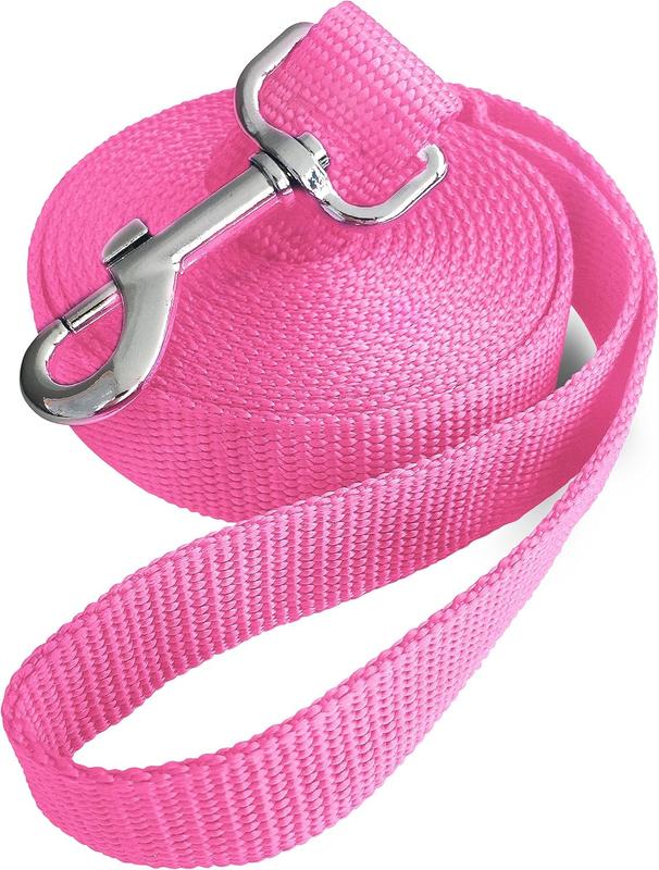 TikTok Shop 10ft Pink Dog Leashes Long Line Dog Leash for Large Medium and Small Dogs Long Dog Lead for Backyard Camping or Play for Parks and Fetch 10FT Pink