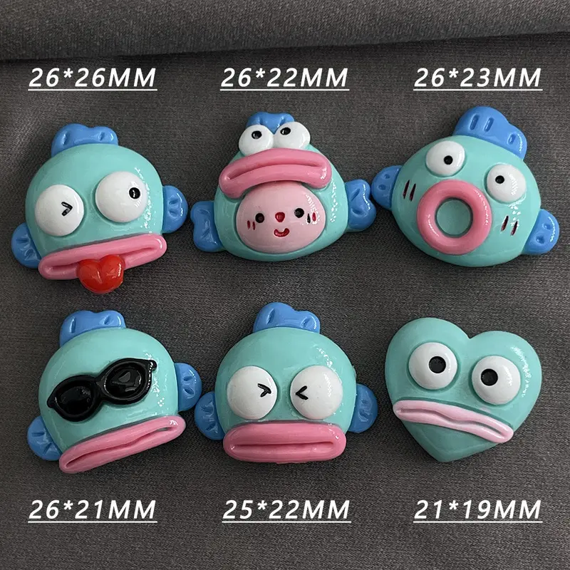 Khóa Giày, Thiết Kế Cá Nhảy Hoạt Hình Jibbitz Chéo, Phụ Kiện Tự Làm, Charm Croc, Nút Đồ Trang Trí Jibbitz 2