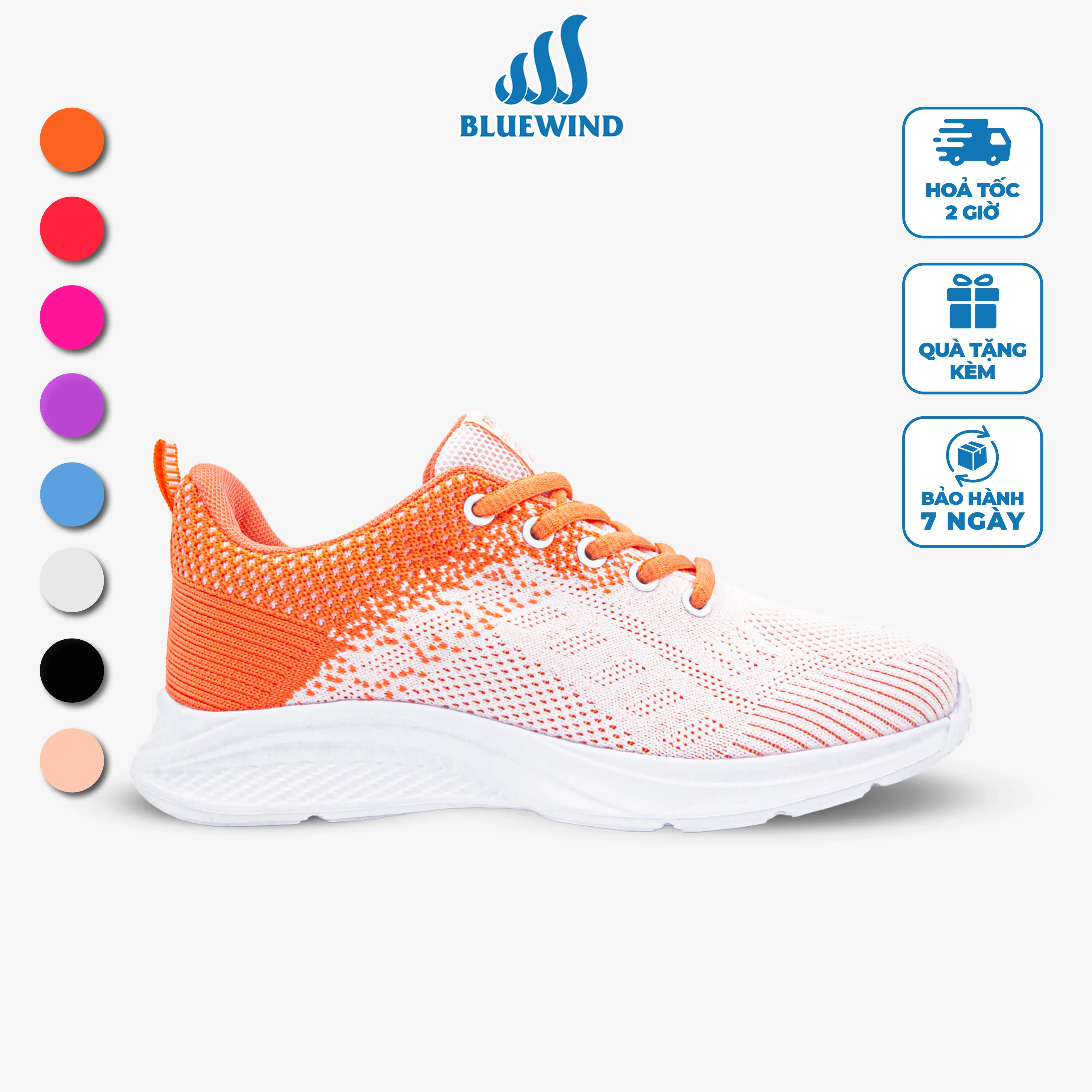 [SIÊU NHẸ] BLUEWIND Giày Thể Thao Nam Nữ Siêu Nhẹ ,Sneaker Sport Đế Cao Su Mềm, Giày Tập Gym 68811
