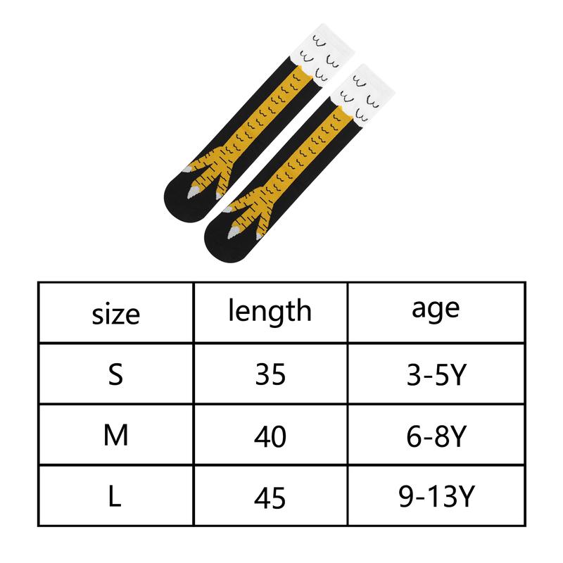 Product Introduction of Kids Funny Socks, Chicken Feet Soft Elastic Non-slip Halloween Socks 0