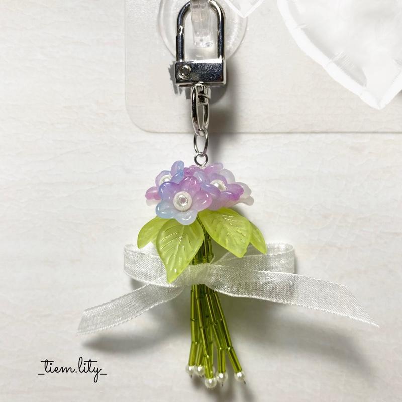 ￼[Tiệm Lity] Móc khoá Bouquet - Móc khoá handmade 3