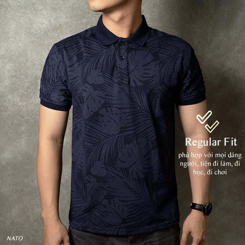 Áo Thun Polo Nam LÁ CÂY Vải Cotton Cá Sấu Cao Cấp Đẹp Tay Ngắn Có Cổ Màu Trắng Đen Đỏ Xanh Navy Trơn Họa Tiết NATO Menswear Ngắn Tay Shirt 6