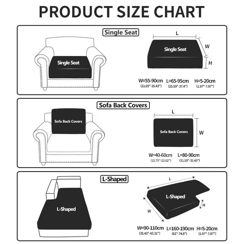 Product Introduction of Christmas Sofa Seat Cover Corner Couch Cushion Slipcover Combination Sofa Mattress L-shaped Chaise Lounge Covers 38