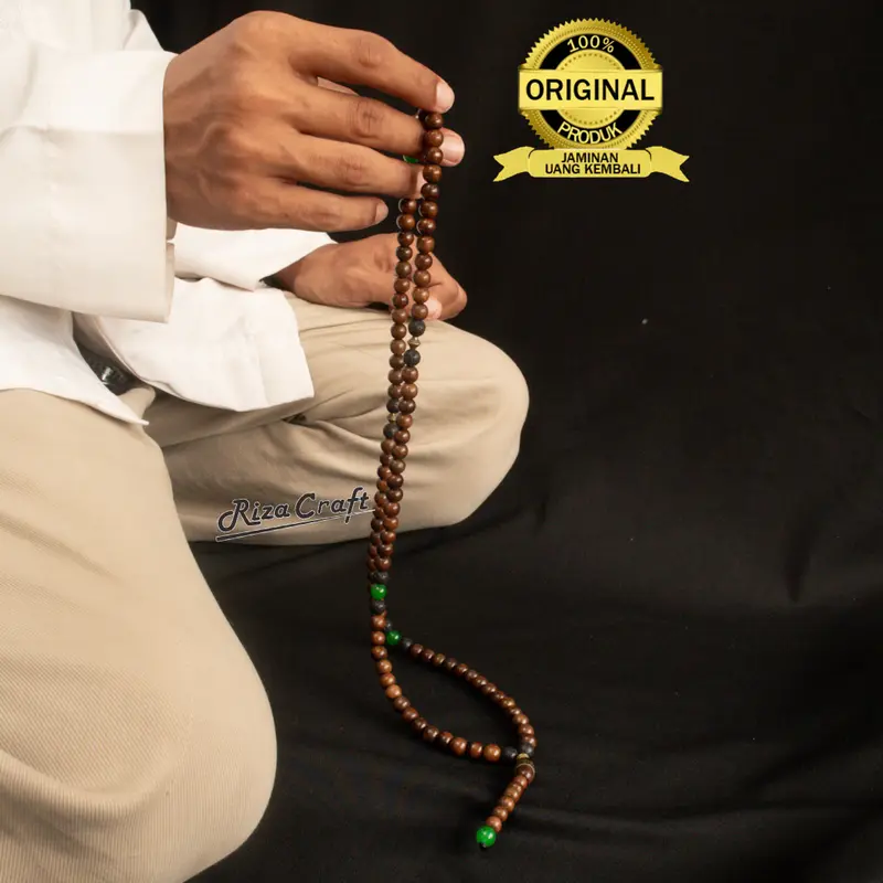 Tasbih kayu gaharu asli super original wangi 99 butir Aesthetic 4