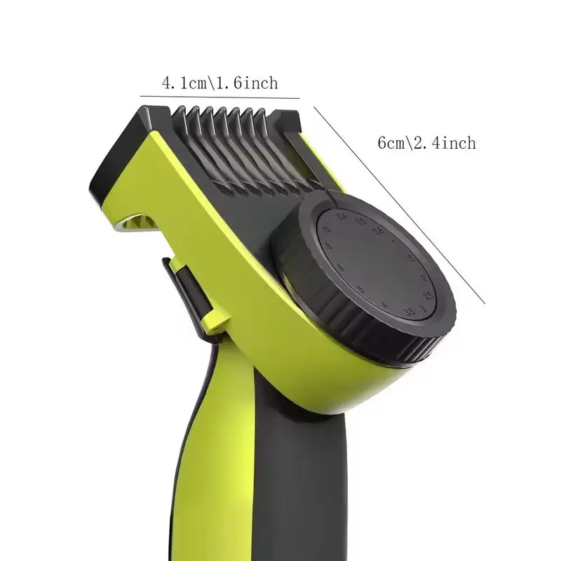 14 Adjustable Lengths Comfort Replacement Guide Comb, Electric Smooth Nose Hair Trimmer Shaver Head Blade Accessory Compatible with Oneblade Qp2520 Qp2530 Qp2620 Qp2630, Shaving Products, Showerproof Cordless Shaver, Smooth 2