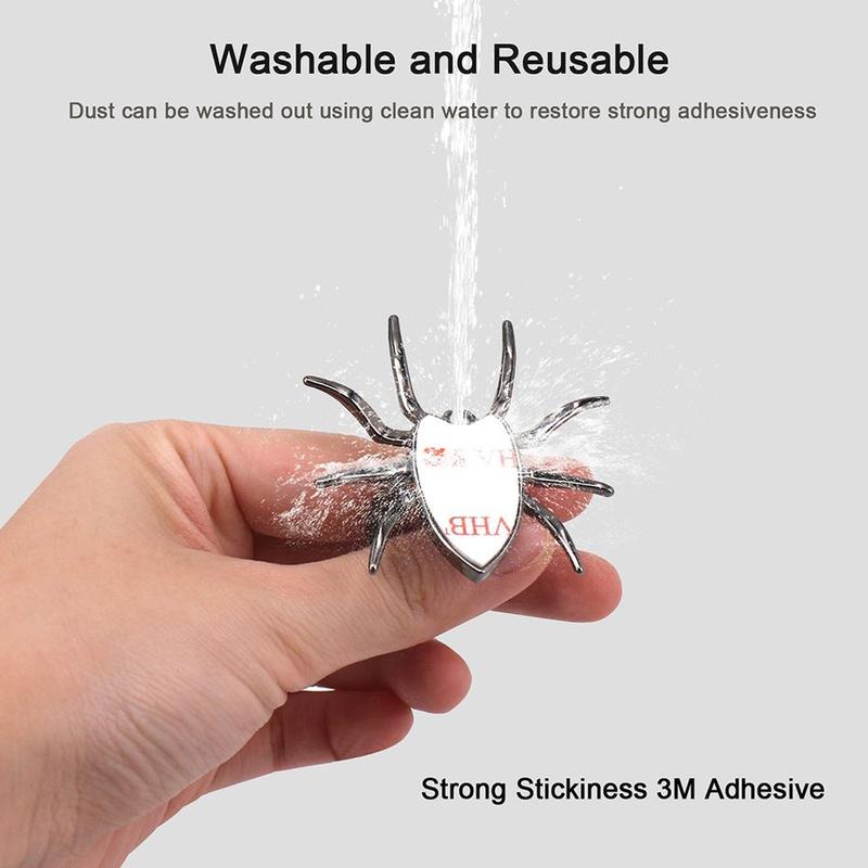 Product Introduction of Universal 360 Rotate Mobile Phone Finger Ring Stand Luxury Biling Metal Spider Holder For iPhone Sumsang Huawei Xiaomi 6