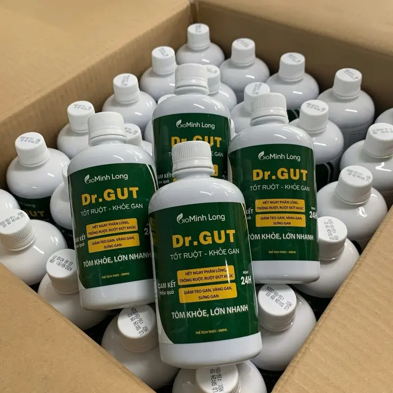 (MUA 5 tặng 2) DR.GUT- HẾT PHÂN TRẮNG, PHÂN LỎNG, PHÂN NÁT, TRỐNG RUỘT, RUỘT ĐỨT KHÚC CHO TÔM- HIỆU QUẢ SAU 2 NGÀY 1