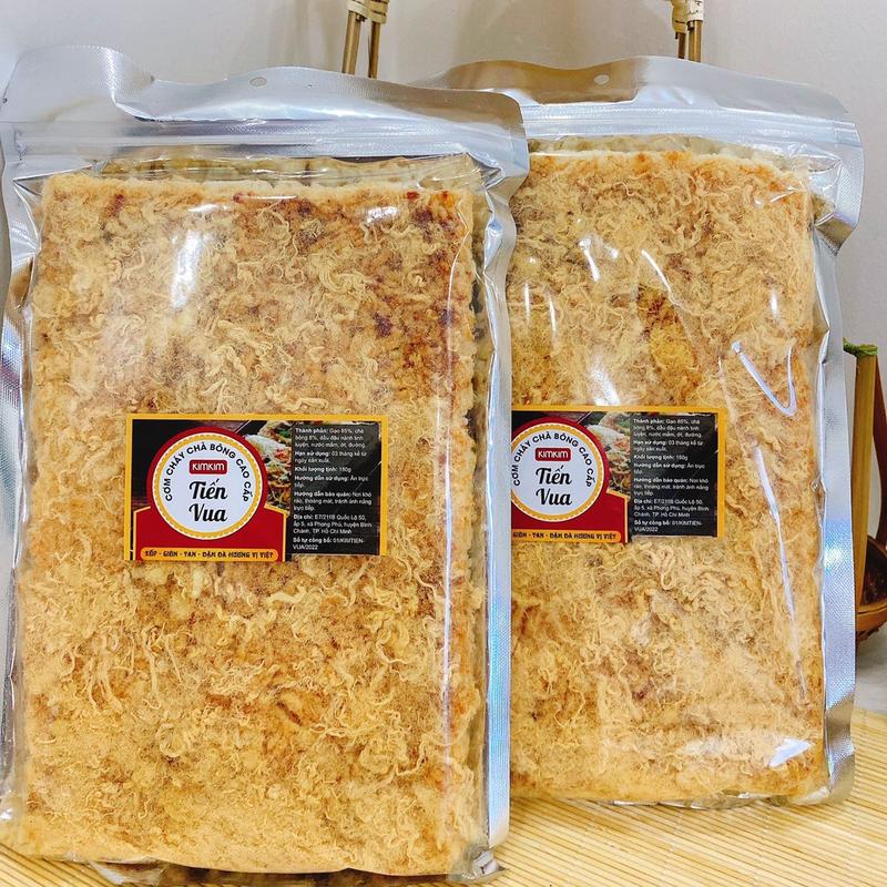 Combo 2 Gói Cơm Cháy Chà Bông Giòn Rụm Gói 200g Cay