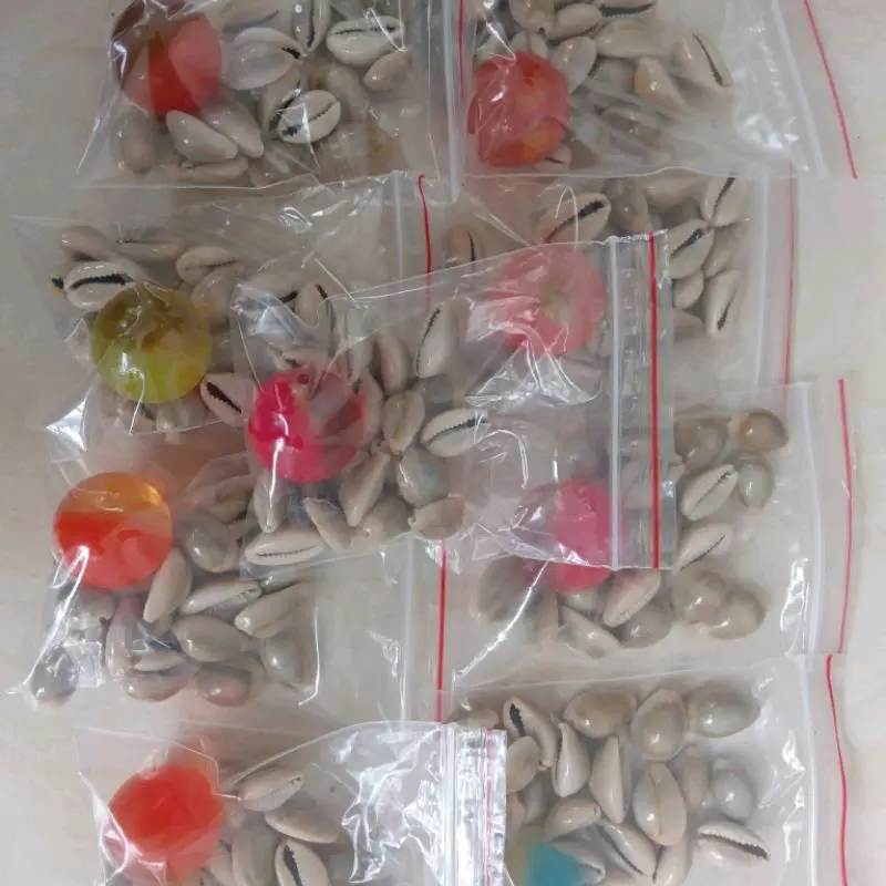 Set Bola Bekel Mainan Anak Tradisional Plus 10pc Biji Kerang Asli Toys Permainan - Mainan Anak 90an 4