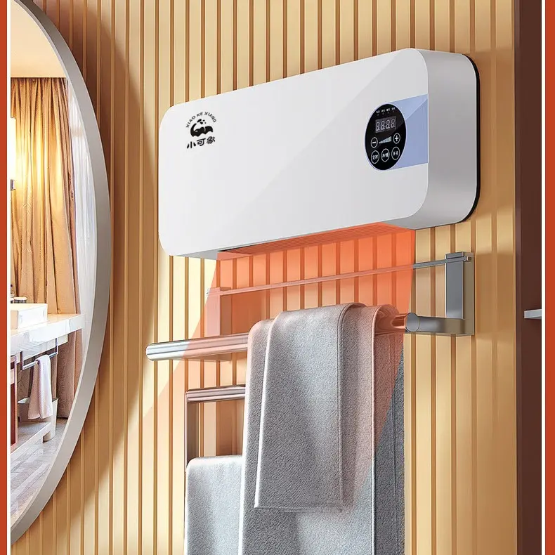 Quạt sưởi gốm PTC làm nóng phòng tắm phòng ngủ treo tường tiện dụng sấy khô quần áo 2