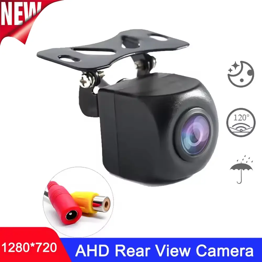 Wireless Car Rear View 2.4G Wifi Camera 170 Degree Reversing Camera HD Night Vision Waterproof Dash Cam for 12V 24V Vehicles
