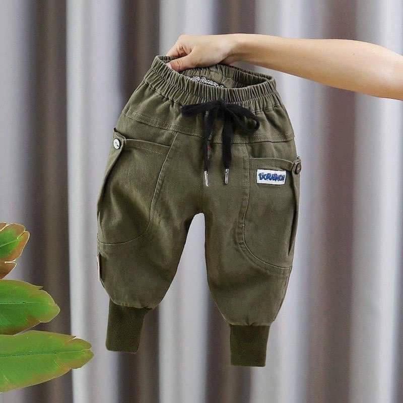 8-19kg quần kaki dài túi bo gấu vải kaki mềm đẹp cho bé trai