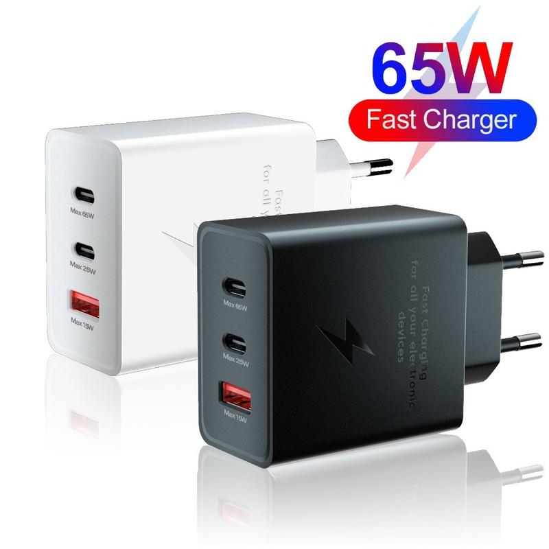 Bộ Sạc Siêu Nhanh Samsug 65W ( Củ sạc + Cáp C to C) cho SS và nhiều dòng máy. 1 chân USB. 2 chân Tyec. BẢO HÀNH 1 ĐỔI 1 trong 6 tháng Bộ Sạc Nhanh Phụ Kiện sacnhanh android cục 5
