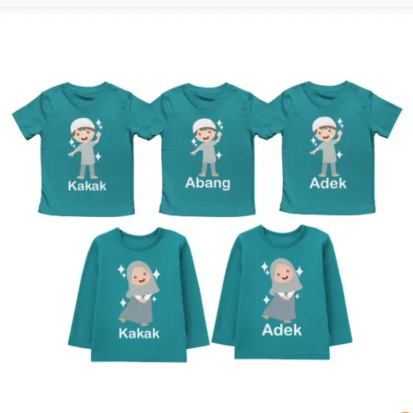 Kaos Anak Couple Terbaru Tshirt Anak Kaos Lengan Panjang Couple Adek Kakak Baju Distro