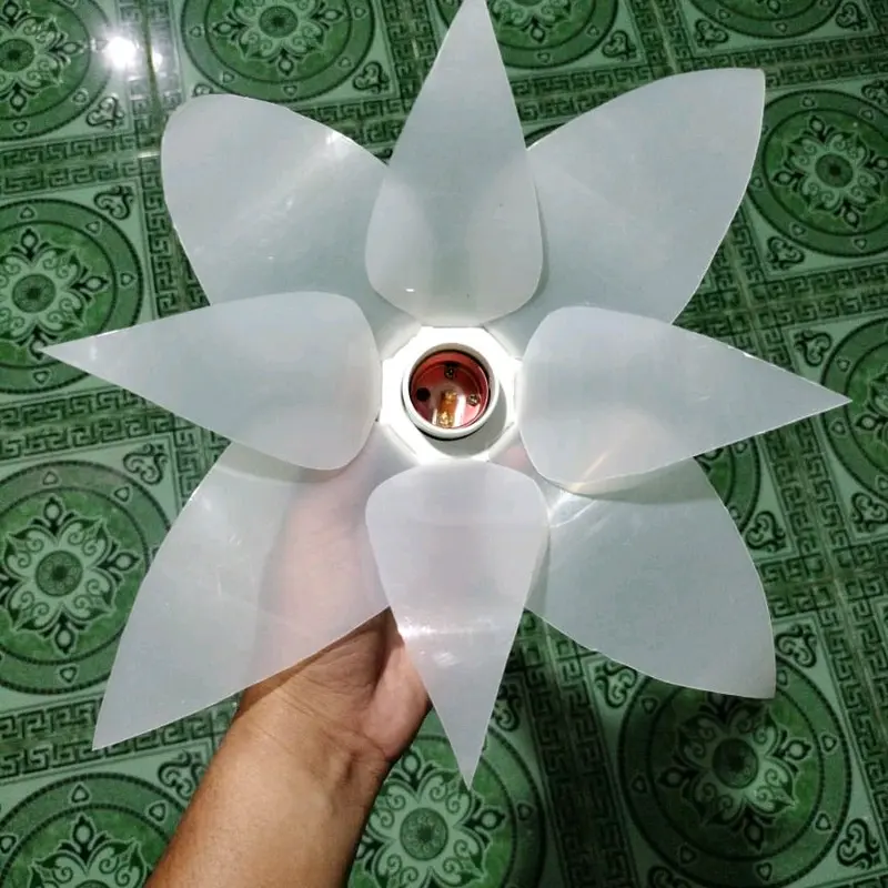 kelopak lampu bunga bahan mika kuat awet dekorasi/ruangan murah cantik dan 0