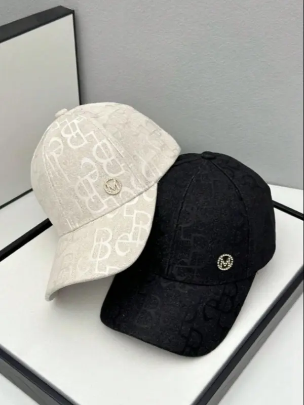 Women's Rhinestone Decorated Baseball Cap, Fashion Matching Hat, Casual Outdoor Sports Hat for Women, Premium Quality Hats, Fashion Accessories for Daily Wear 2