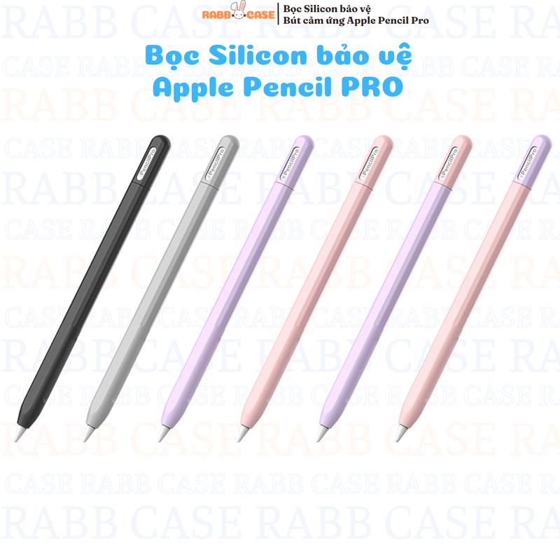 Bọc Silicon Cho Apple Pencil Pro - Bảo Vệ Toàn Diện, Tương Thích Tính Năng Gốc, Thiết Kế Mỏng Nhẹ, thể hiện đầy đủ logo