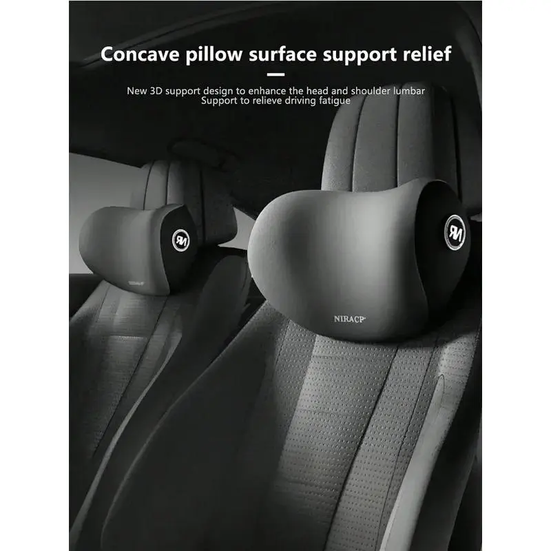 Car Headrest, Lumbar Support, Shoulder Pillow, Car Pillow, Memory Cotton Waist Backrest Cushion, Household Automotive Products 5