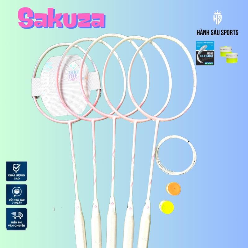 Product Introduction of Vợt cầu lông Kumpo Sakuza và K520Spro Hồng căng sẵn 11kg căng max 12,8kg  ( bảo hành 90 ngày ) tặng 1sợi cước căng sẵn + 1bao vợt và 2cuốn cán Sport Thể Thao Carbon 14