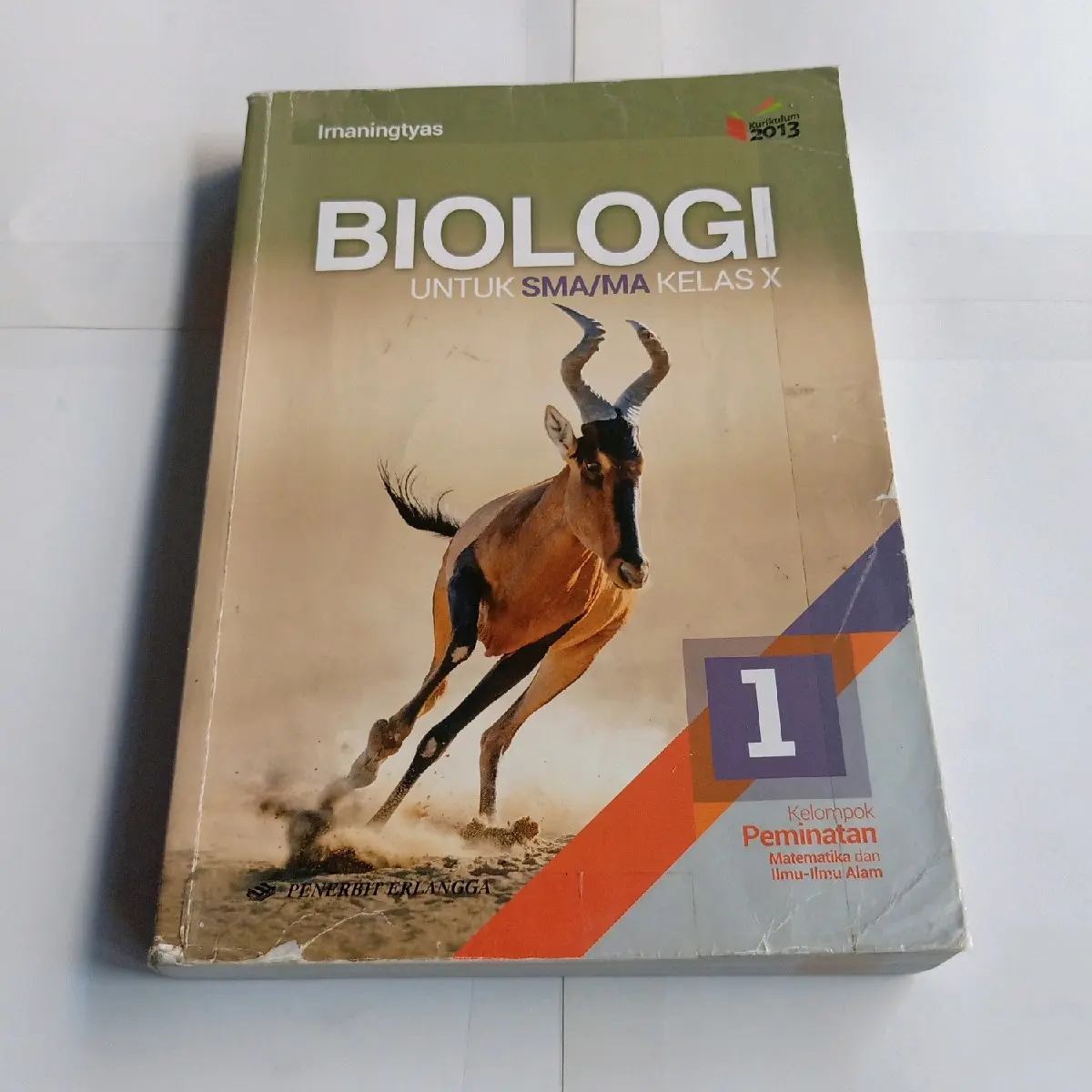 BUKU BIOLOGI SMA MA KLS X K13 IRNANINGTYAS ERLANGGA