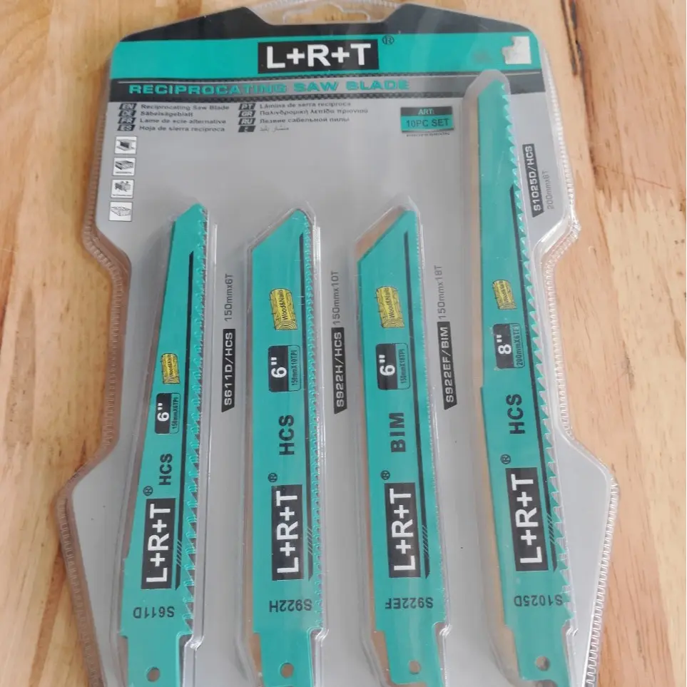 Bộ 10 Lưỡi Cưa Kiếm / Cưa Gỗ / Cưa Sắt / L+R+T /2